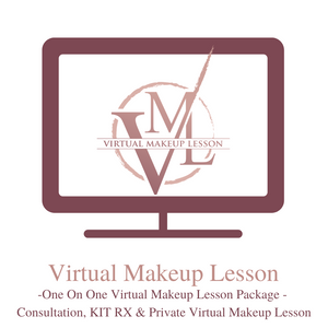 Virtual Makeup Lesson - Private 'One On One' Package with KIT RX - Special Pricing!